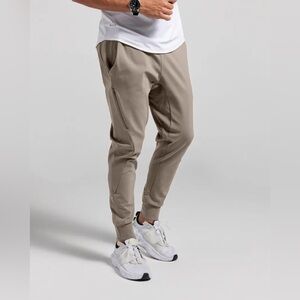 BYLT basics Active Jogger Pants Men’s Medium Taupe Tan Stretch Performance